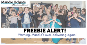 Mandie holgate freebie alert