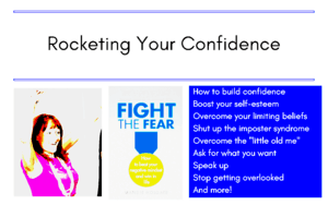 Rocketing confidence and self esteem