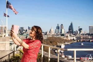 Views across London at the launch of Fight the fear - how to beat your negative mindset and win in life