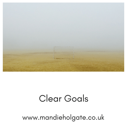 Clear Goals Mandie Holgate Aug