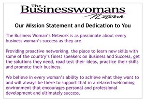 Mission statement for the bwn networking founder mandie holgate