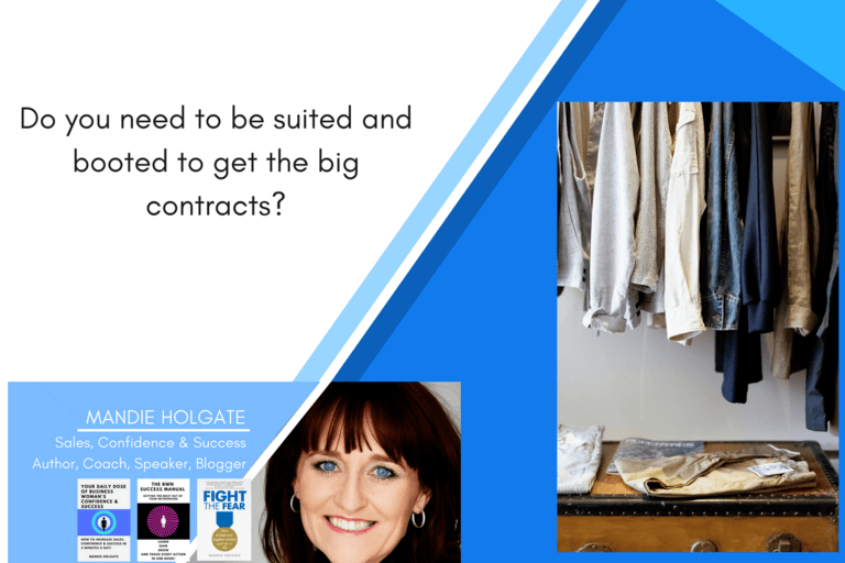 Do you need to be suited and booted to get the big contracts?
