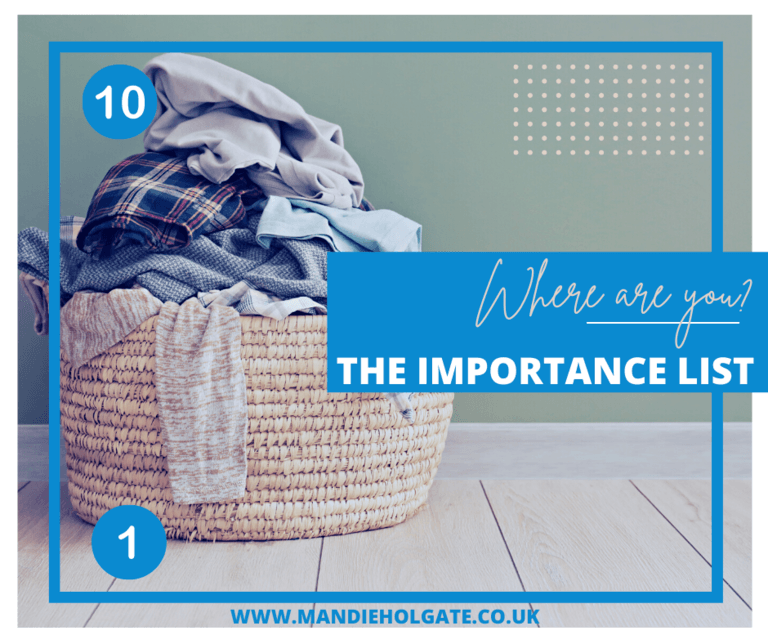 The importance list — where are you?