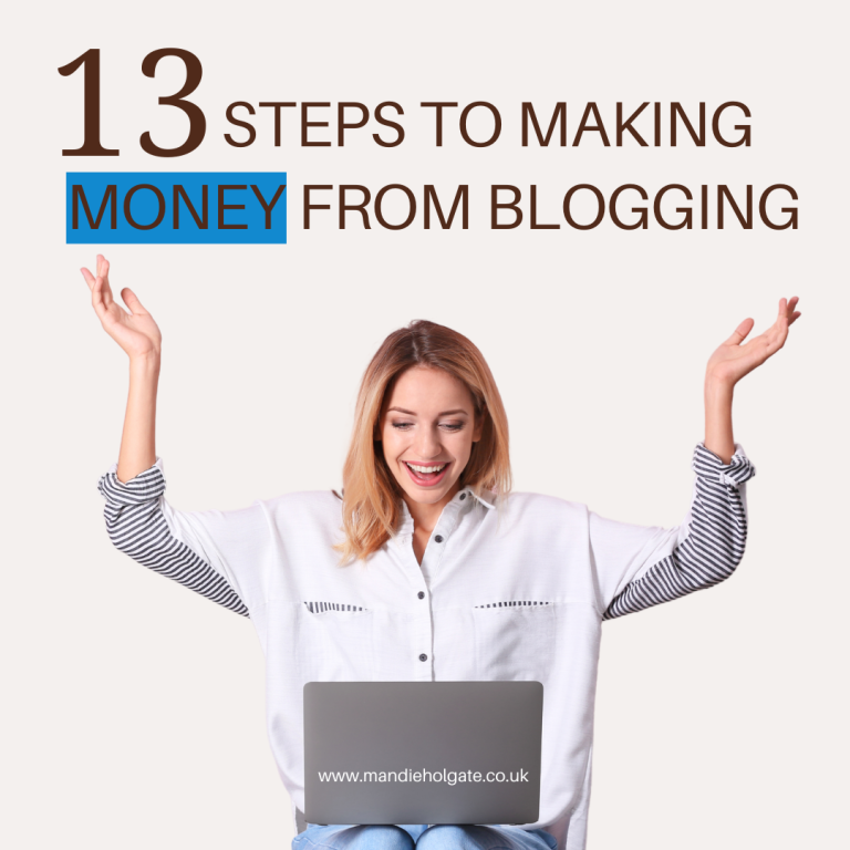 13 steps to making money out of blogging